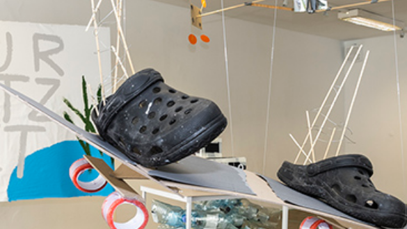 Kunstinstallation im Kunstraum Goethstraße xtd